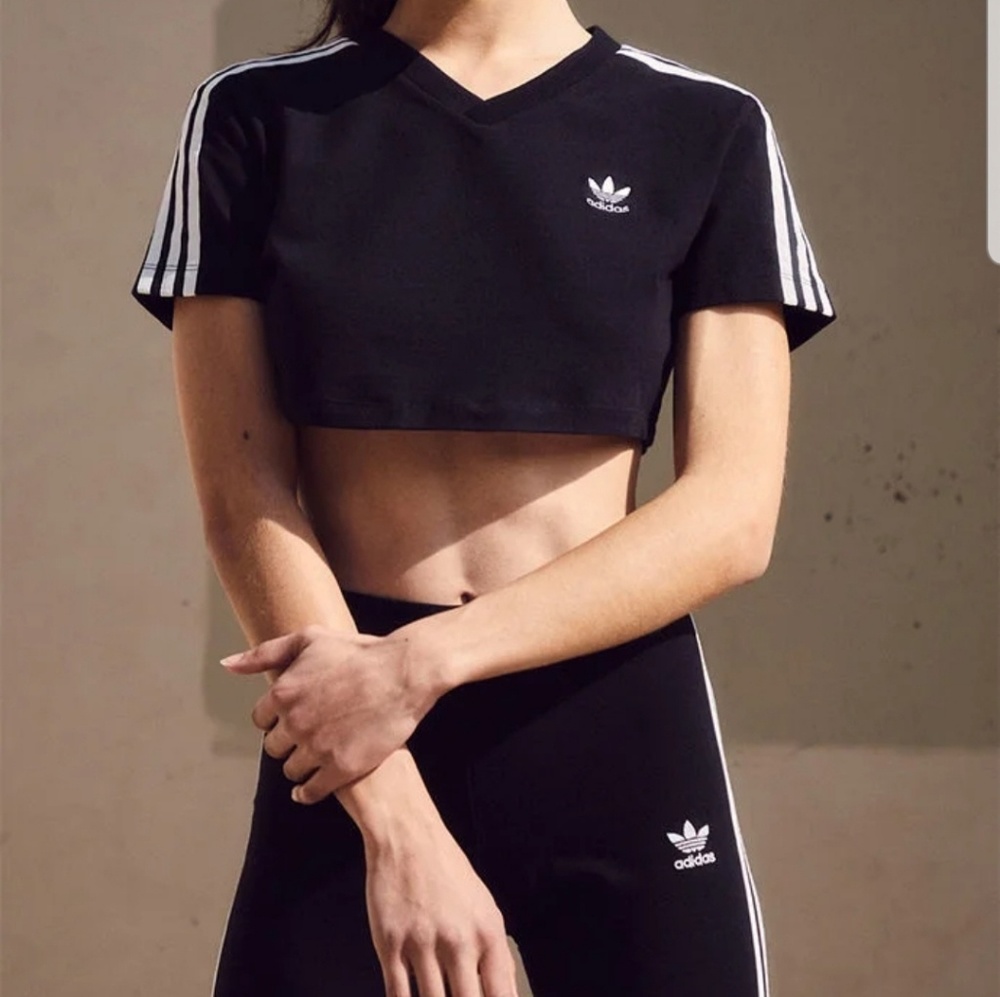 Brand New Women's Adidas Cropped Tee